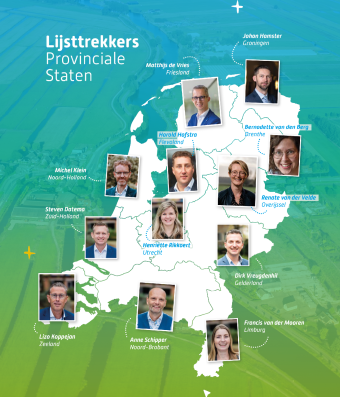 PSWS2023 lijsttrekkers Provincies