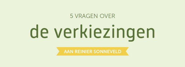 Topbanner 5 vragen over de verkiezingen aan Reinier Sonneveld