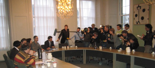 Fractie-overleg over concept regeerakkoord