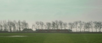 Trein in landschap