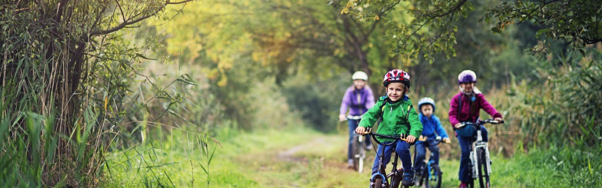 Kinderen op de fiets in bos.jpg