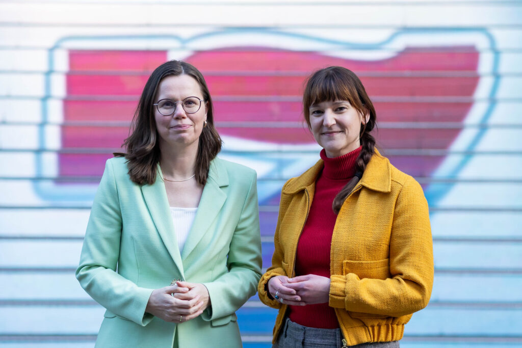 Mirjam Bikker en Sarah Dobbe