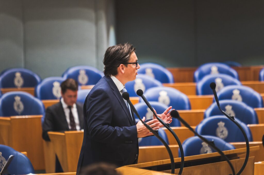 Pieter Grinwis tijdens het Verantwoordingsdebat 2025